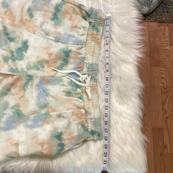 SONOMA fleece shorts woman’s size OX color called green blue cloud NWT p… - Picture 12 of 16